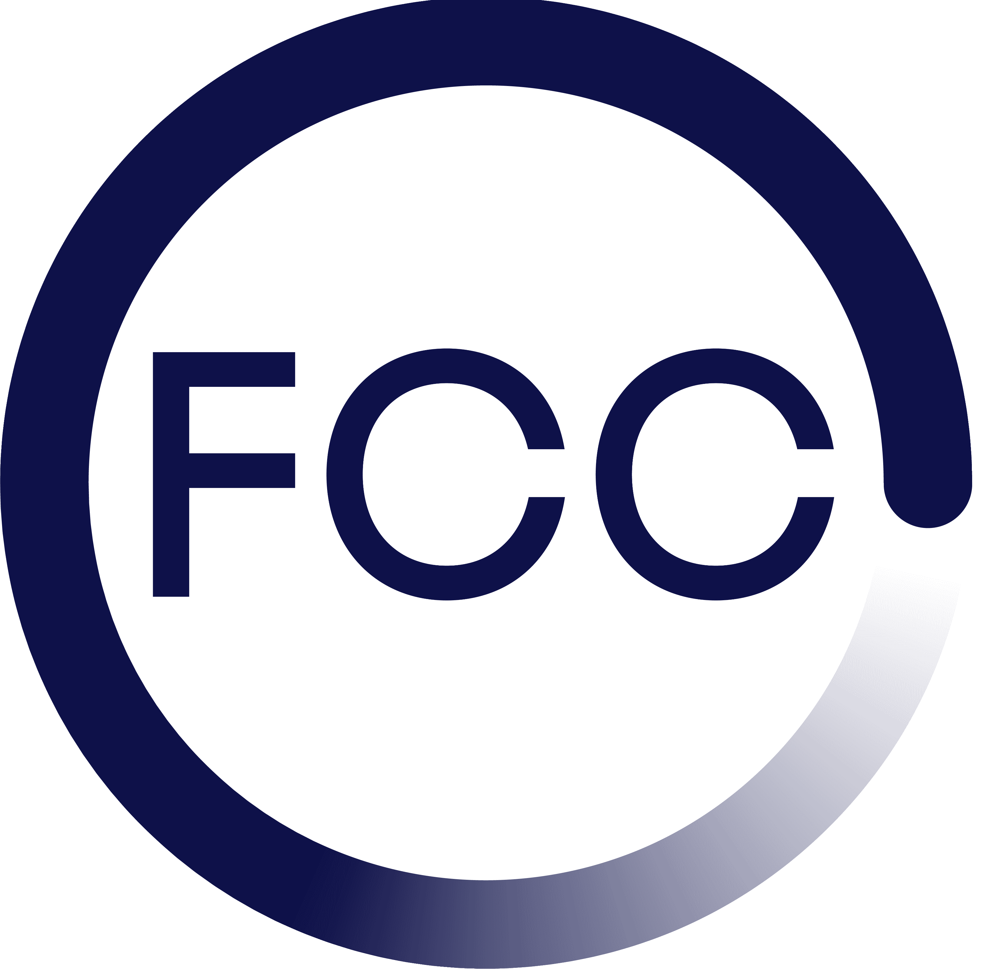 Logo Design for Would like the Company name, FCC., Inc in slanted, block  yellow letters with a white background. Also the phone # 203-667-2369. by  NEX | Design #20457249